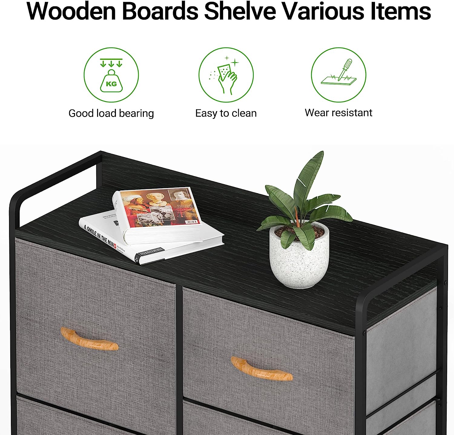 Closet organizer with drawers
