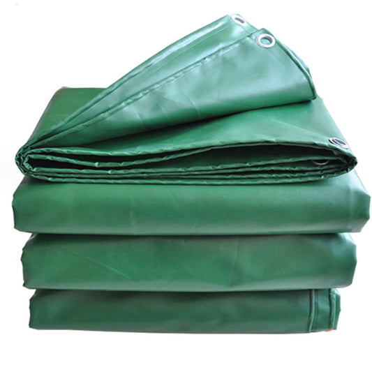 Canvas tarpaulin tarp folded