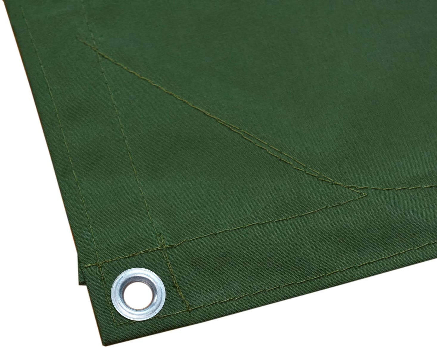 Aluminum eyelets on tarp