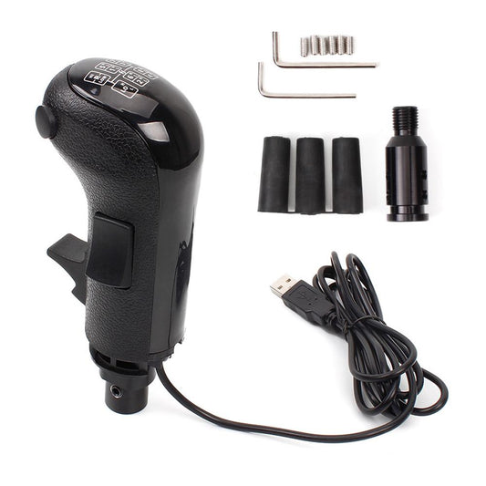 Universal Truck Simulator Gear Shifter with 3 Shaft Plugs for Universal Fit