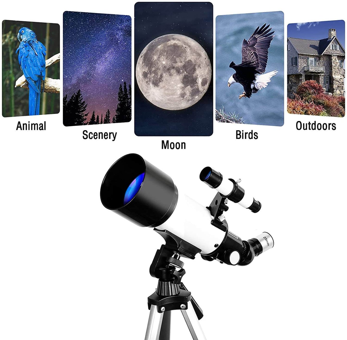 Telescope assembled view