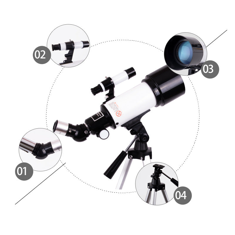 Telescope assembled view