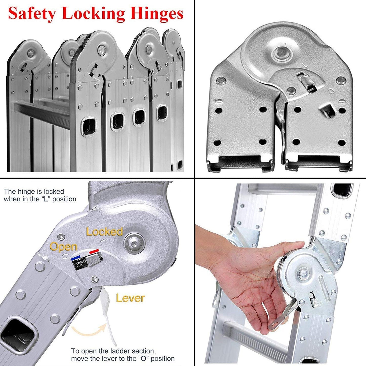 Telescopic ladder Extension Ladder 4.7M