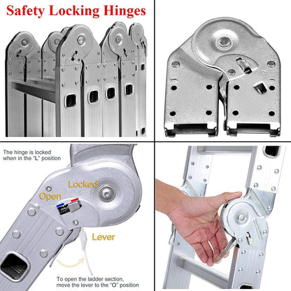 Telescopic ladder Extension Ladder 4.7M