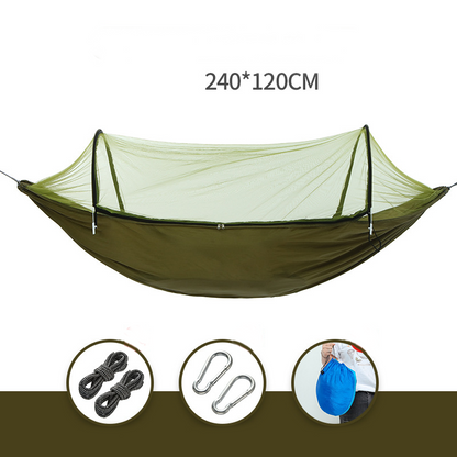 ECOTREK-Portable Automatic Quick-Open Mosquito Hammock with Net