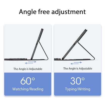 iPad Pro 13 2024 2025 Bluetooth Keyboard with Foldable Stand Case