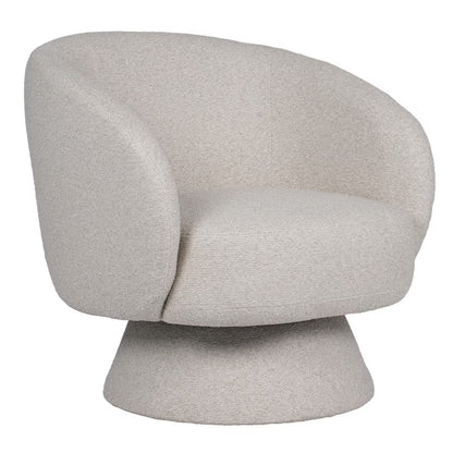 Boston Swivel Chair - Egg Shell