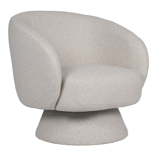 Boston Swivel Chair - Egg Shell