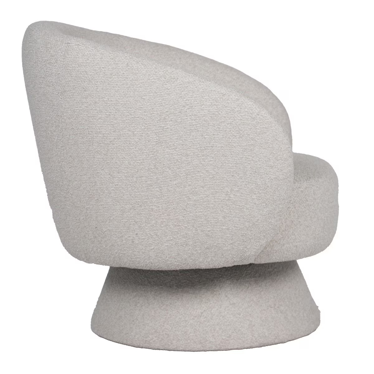 Boston Swivel Chair - Egg Shell