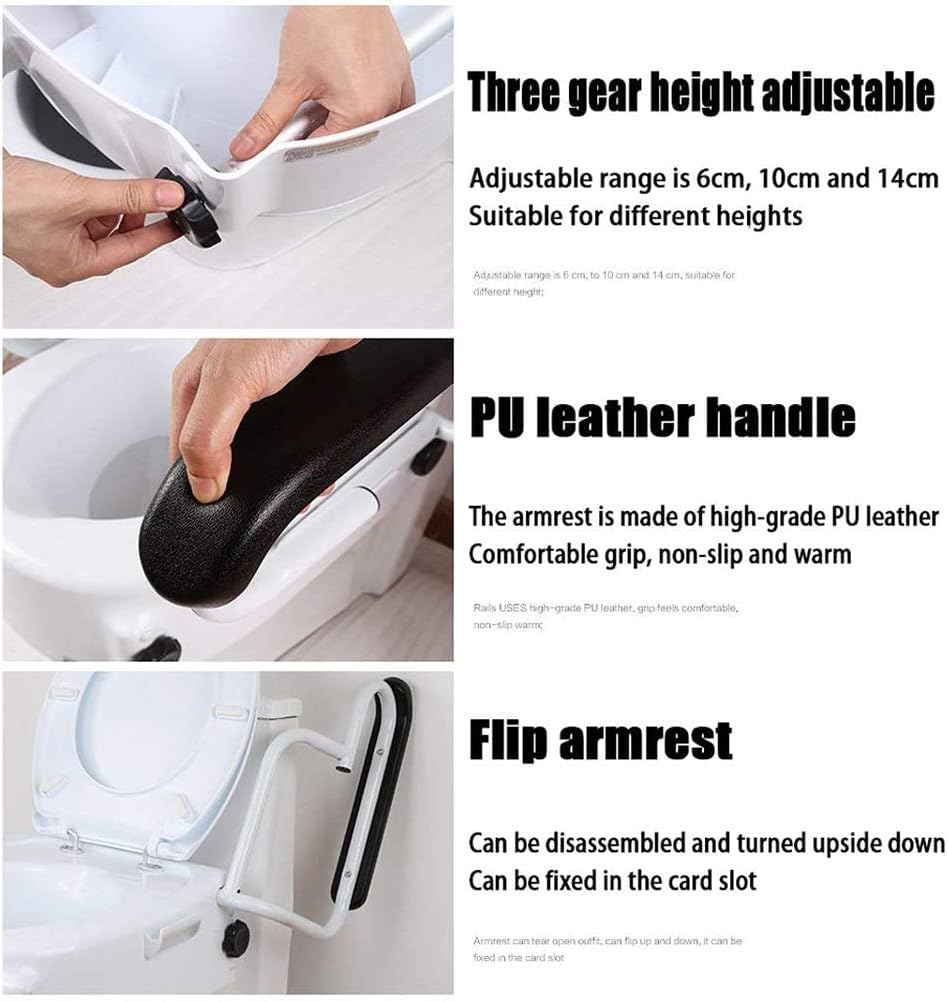 Toilet Safety Seat with Handle