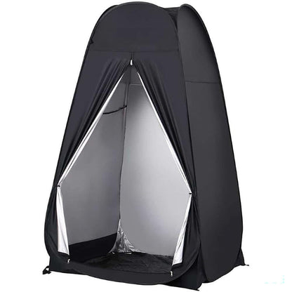 Portable Camping Shower/Toilet Tent Black