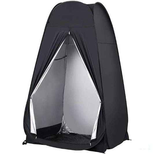 Portable Camping Shower/Toilet Tent Black