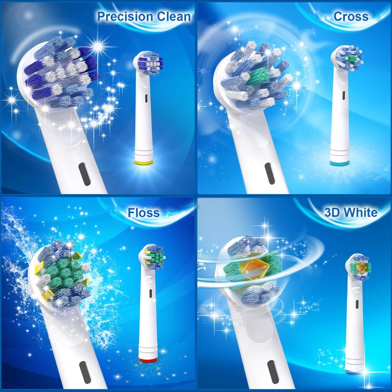 soft bristle toothbrush heads