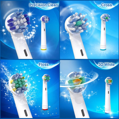 soft bristle toothbrush heads