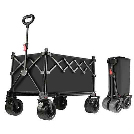 Ecotrek Foldable All-Terrain Wagon Cart 300L Heavy Duty Beach Cart XY1102