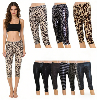 3 pcs Tight Yoga Running Sport Pants Cropped Leggings Fitness Trouser