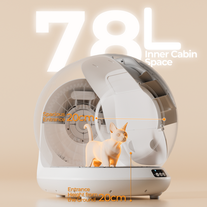 Automatic Self-Cleaning Smart Cat Litter Box