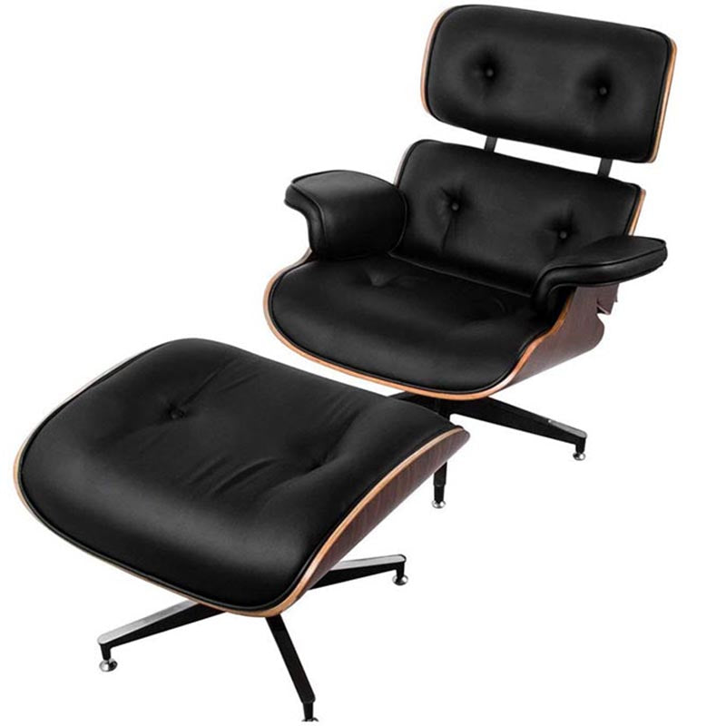 Replica Chair with Ottoman