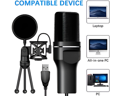 USB Condenser Microphone – USB Condenser Microphone Kit for PC & Gaming