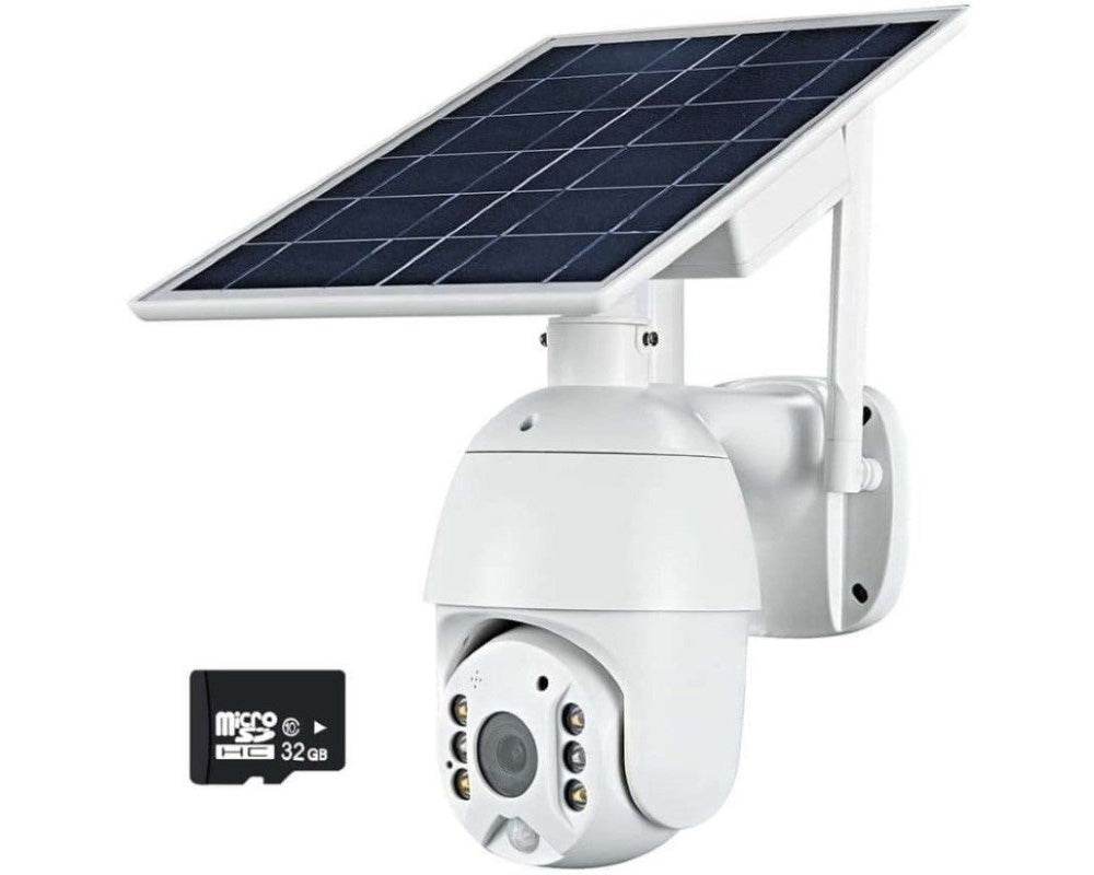 Outdoor solar powered camera