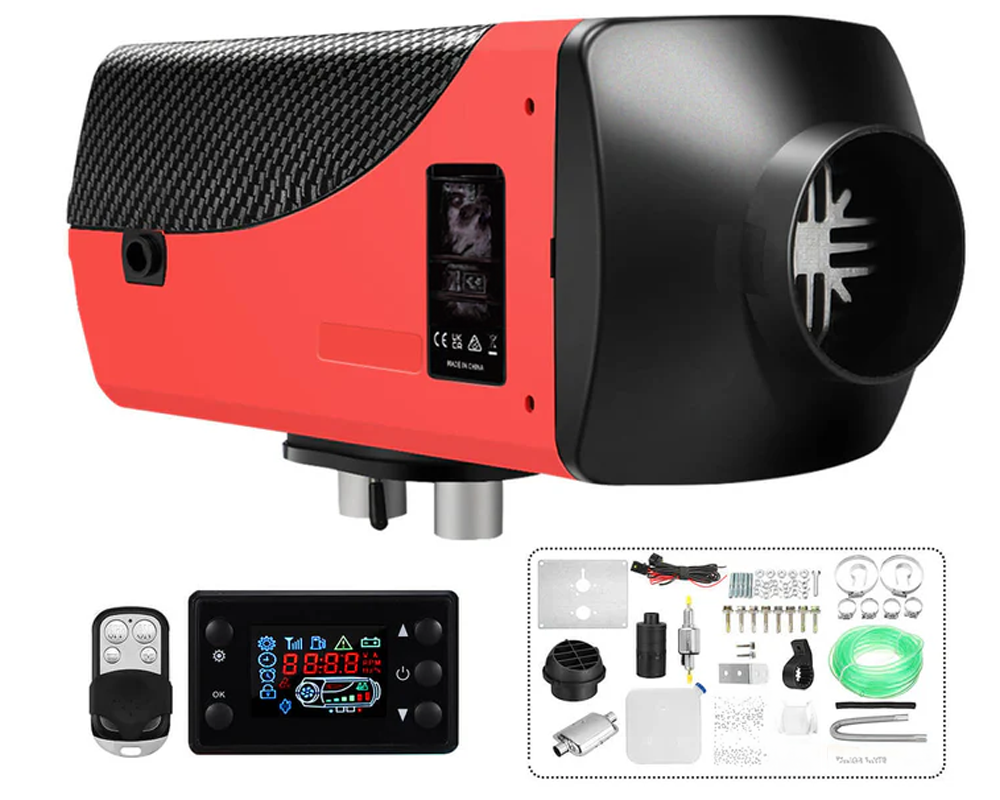 Diesel heater with installation kit