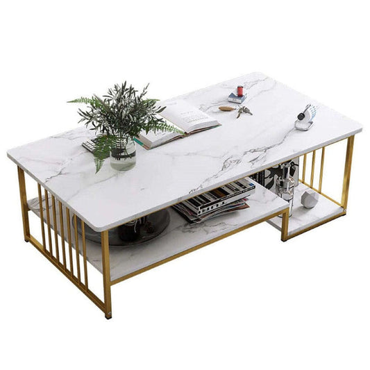 Marble texture coffee table top