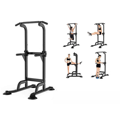 Adjustable chin up station