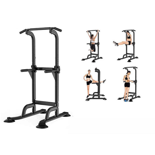 Adjustable chin up station