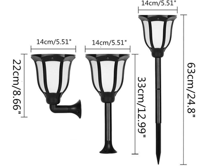 Solar Light – Solar Light with Realistic Flame for Garden Decor