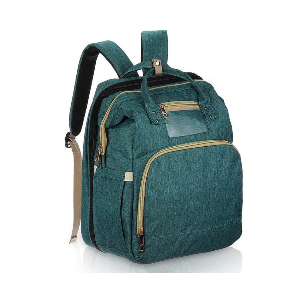 Foldable nappy bag green