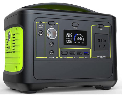 power station with car charging