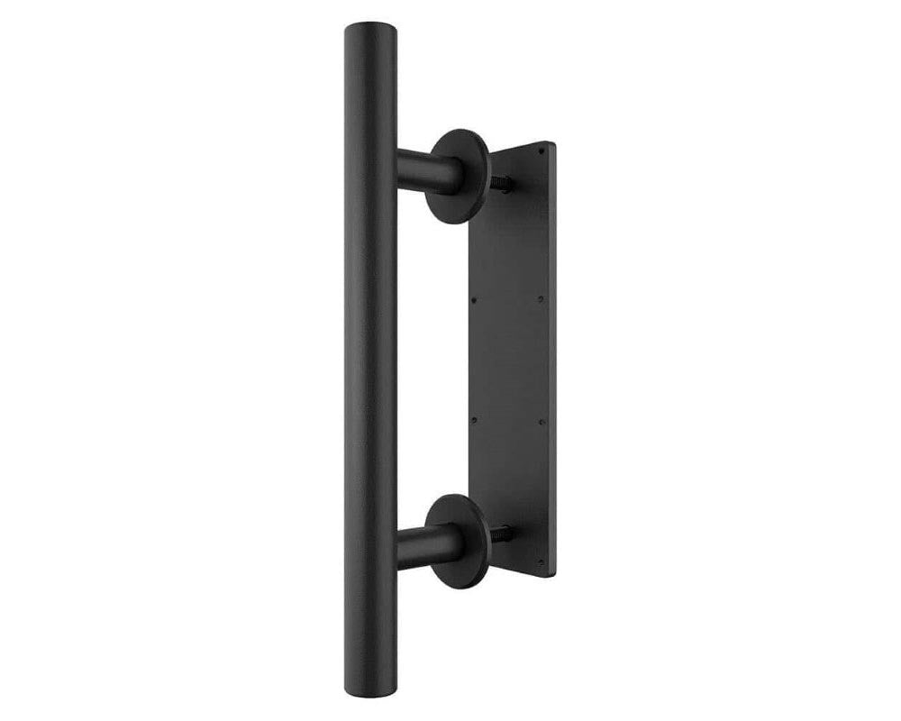 Steel barn door handle