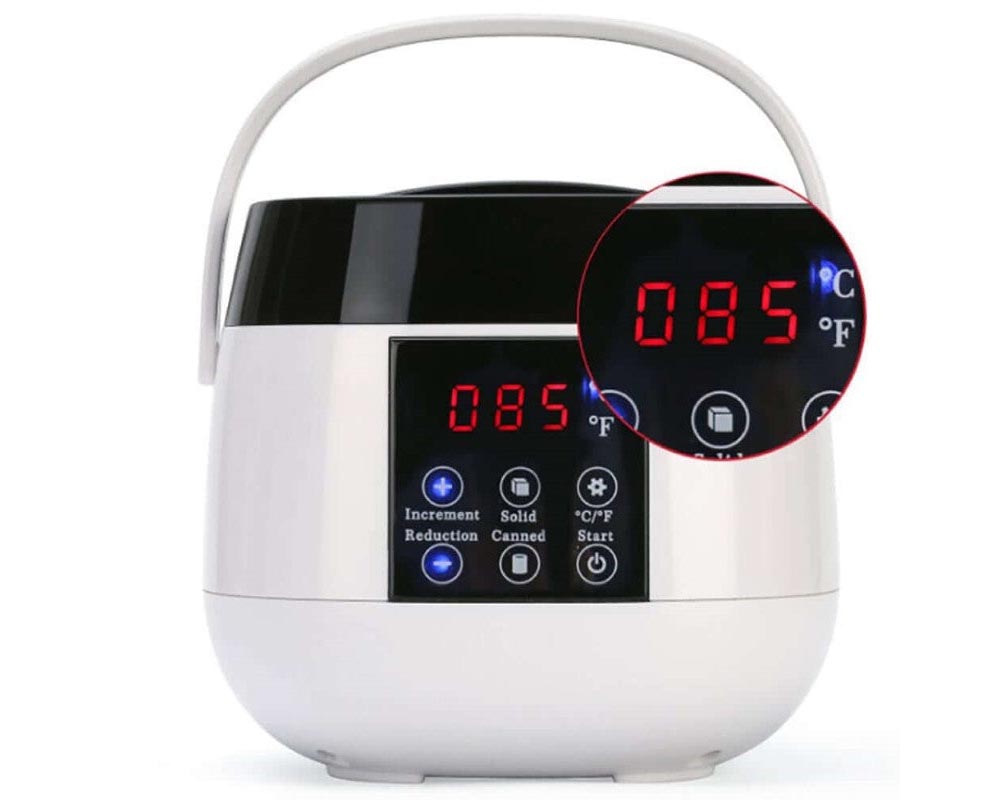 Intelligent temperature waxer
