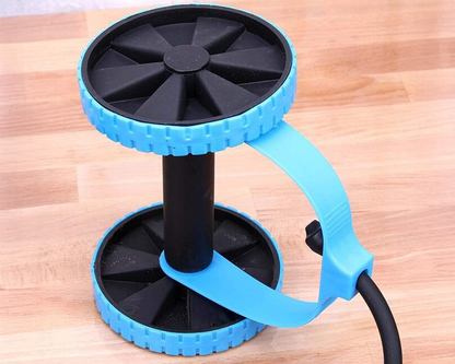 green and blue AB roller
