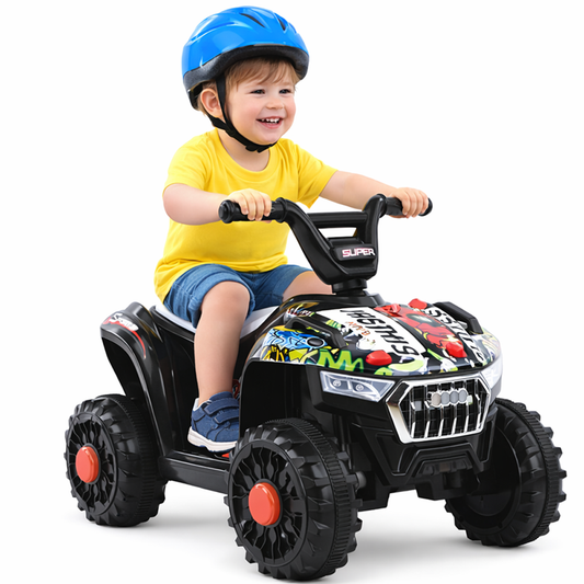 blue kids quad bike