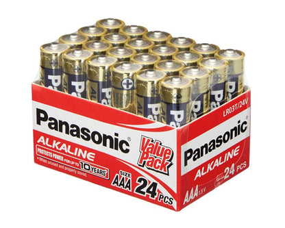 24 pack AAA alkaline batteries