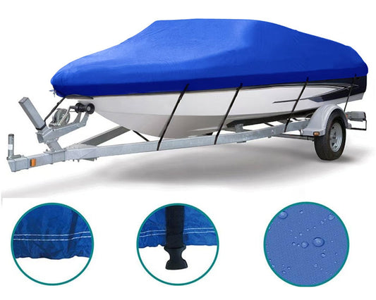 Boat Cover Heavy Duty – 210D Waterproof Boat Cover for 20–22ft V-Hull