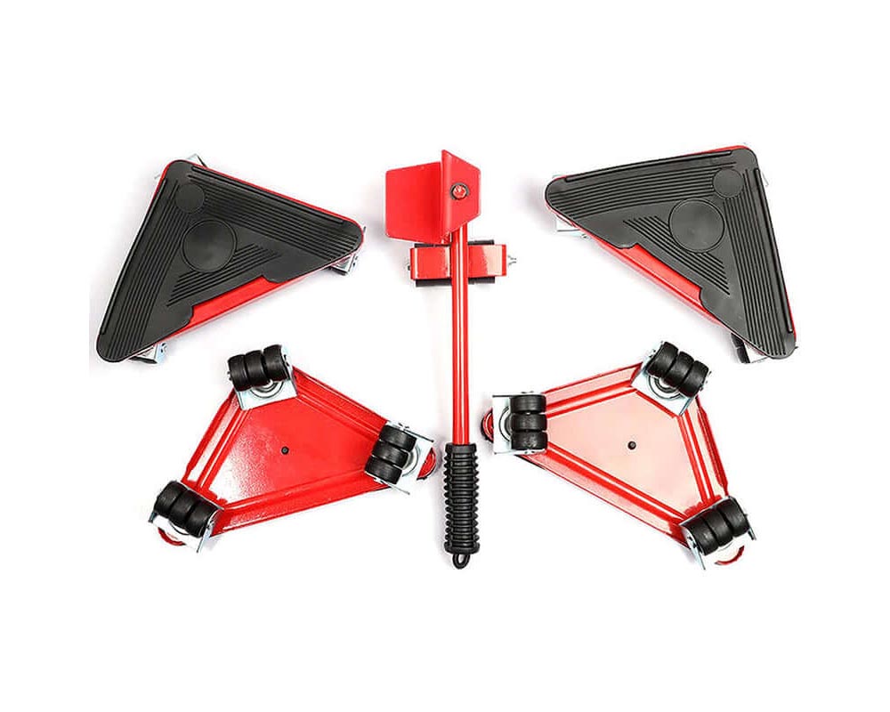 Moving kit with four wheels