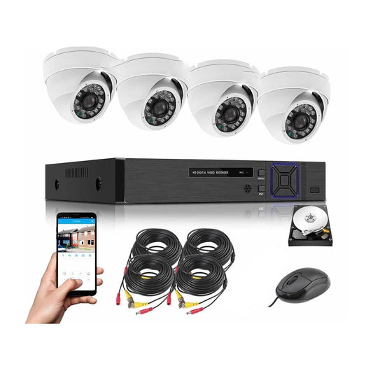 Indoor/Outdoor CCTV Dome Security Camera System