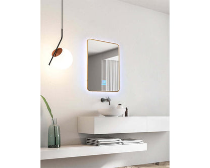 Mirror defogging feature