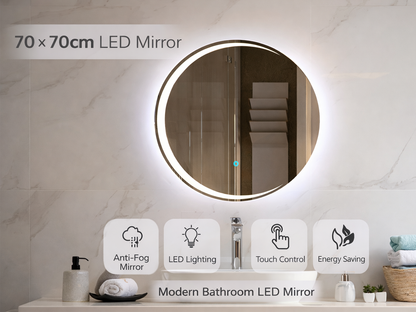 Aluminum alloy back mirror