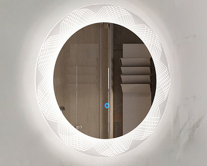LED mirror with aluminum backing