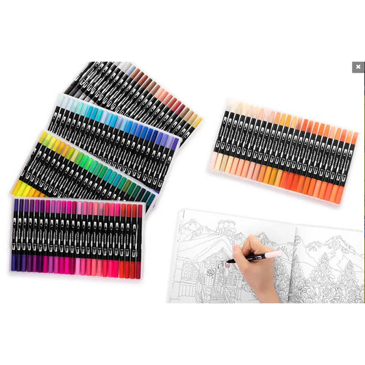 dual tip watercolour markers