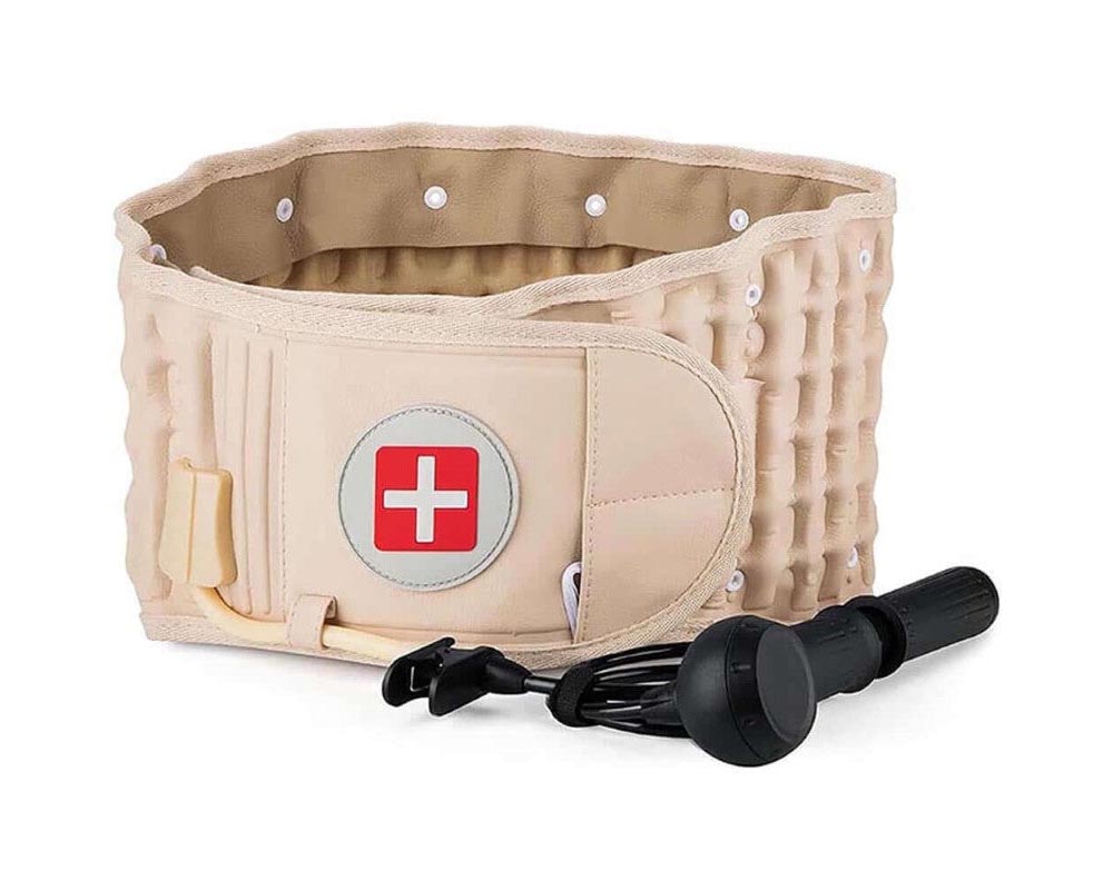 Back support traction belt