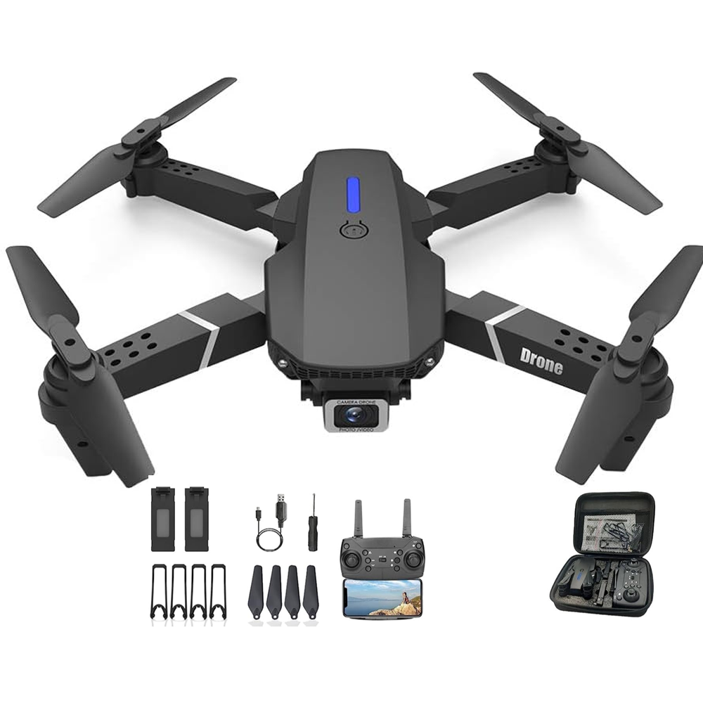 foldable mini drone black