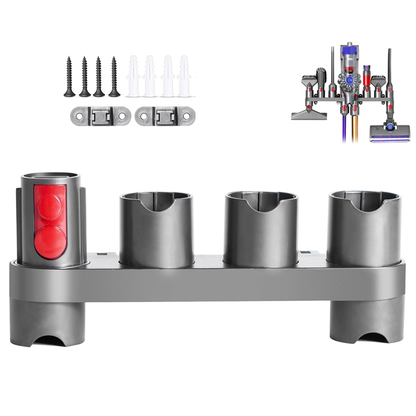 Dyson vacuum attachment storage rack