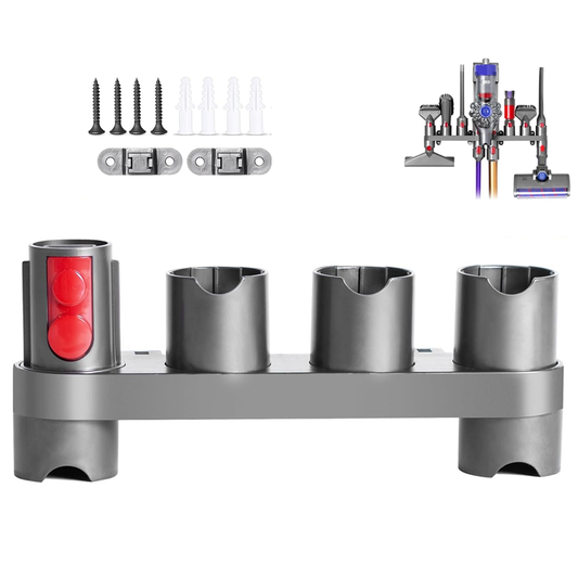 Dyson vacuum attachment storage rack