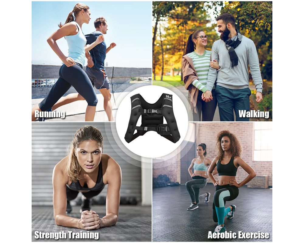 Sport Weighted Vest Workout Equipment 8kg