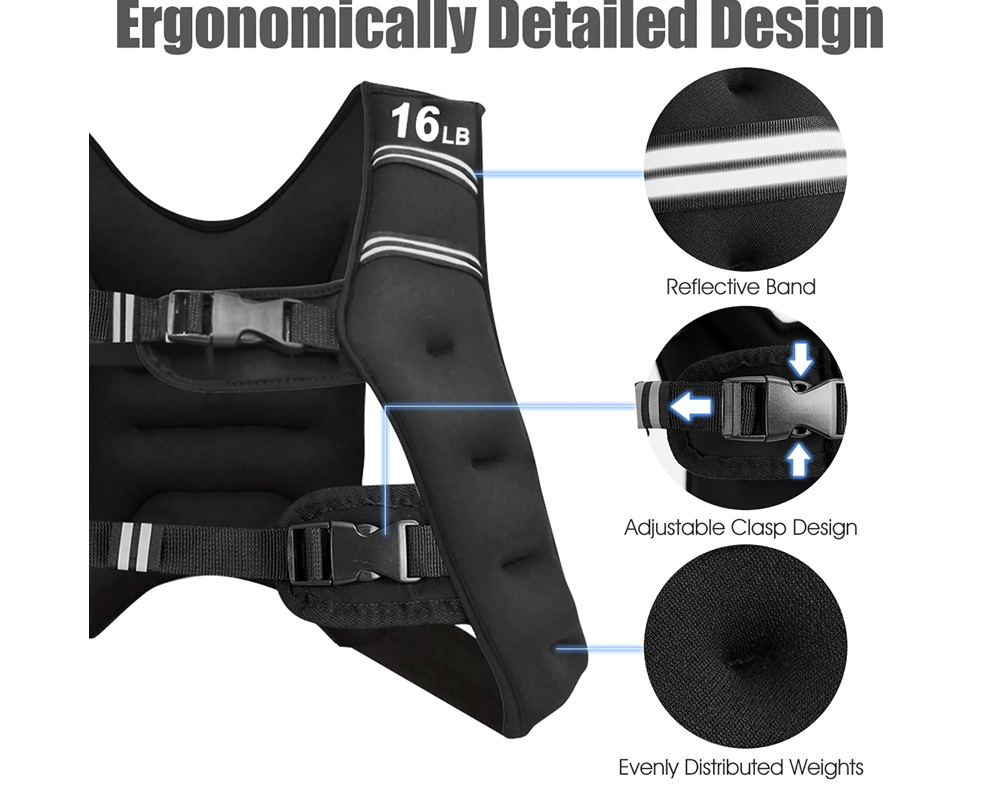 5KG Weighted Vest Workout Equipment