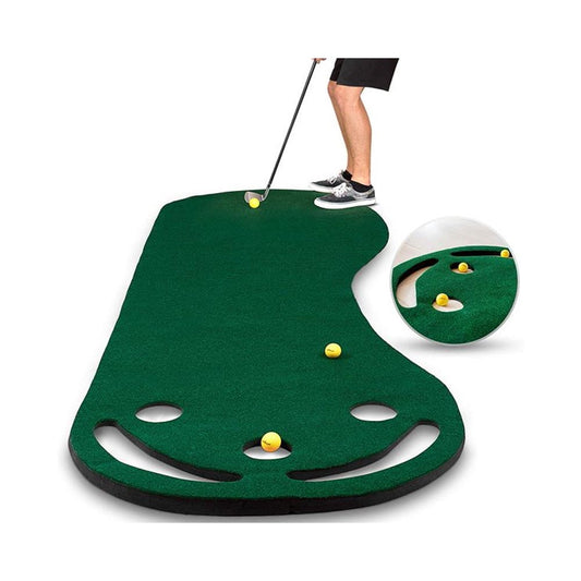 Golf putting mat 9 by 3 feet